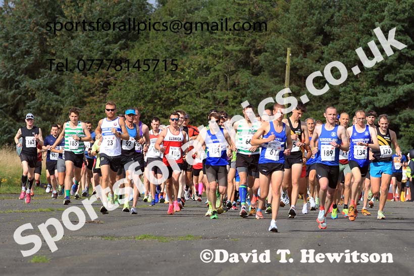 2023 Tynedale 'Jelly Tea' 10 mile Road Race,  Ouston Airfield, Albermarle Barracks,  Northumberland.  Photo: David T. Hewitson/Sports for All Pics